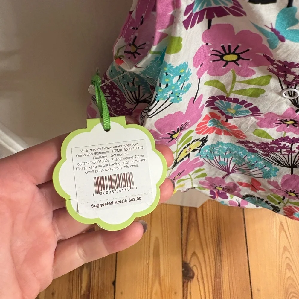Vera Bradley Floral Diaper Cover Set - Pink, Purple, Green
